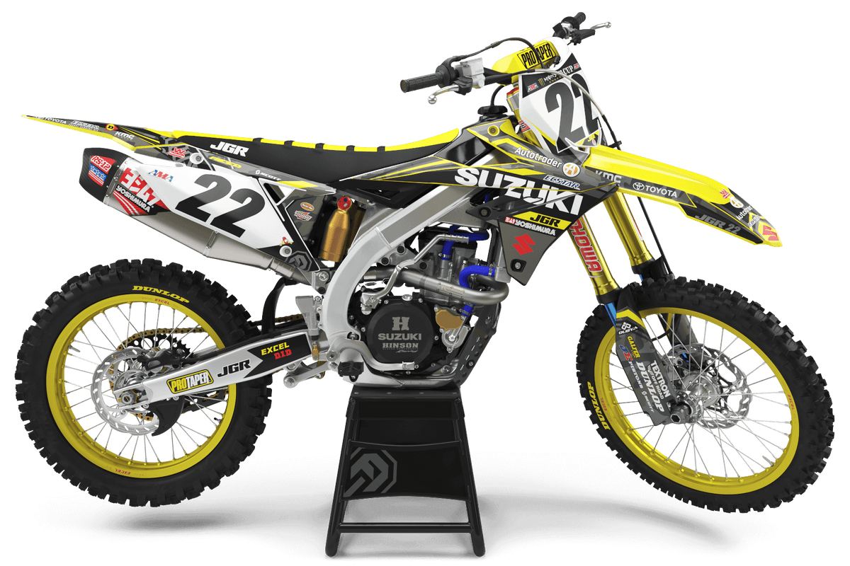 Suzuki Bike Graphics Kit - JGR Monster Energy Cup Kit – Armored