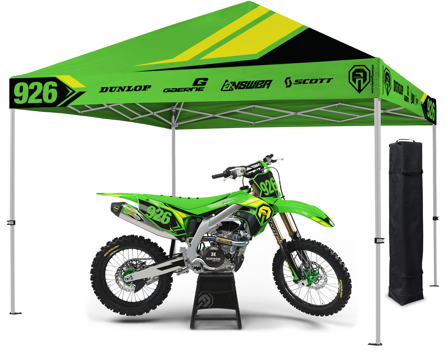 monster energy tent Kawasaki Radwagon4 Tent – Armored Graphics